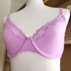 SKIMS Fits Everybody Unlined Scoop Lace Bra in Petal size 36D NWT